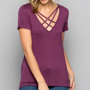 Plum V-Neck
